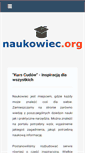 Mobile Screenshot of naukowiec.org